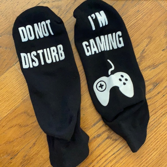 Other - Do not disturb I’m gaming socks men’s nwot